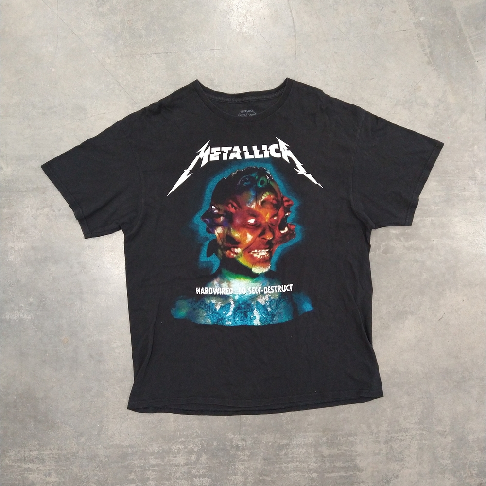 Metallica Black Graphic T-Shirt XL Measurements